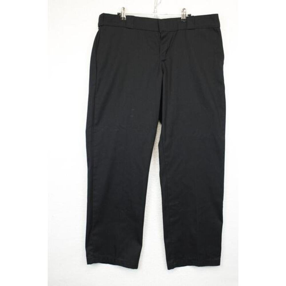 Dickies 774 Work Pants Women Original Fit Straight Leg High Rise‎ 14R Black